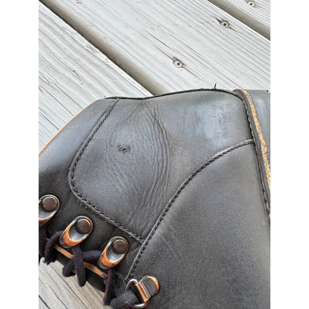 Birkenstock Leather Boots Jackson Nubuk Hiking Gorp Black Gray Size 38 Outdoors - Picture 7 of 10